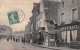 TRUN (Orne) - Grande Rue Et Place - Café Dupont - Voyagé 1908 (2 Scans) - Trun