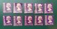 HONG-KONG 1973 - Elizabeth II, 10 X 1 Dollar 30 Cents, Used - Oblitérés