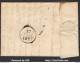 FRANCE MARQUE POSTALE NOIRE 48 X 11 MM 31 L'ISLE JOURDAIN GERS A DESTINATION DE LECTOURE DE 1827 - 1701-1800: Voorlopers XVIII
