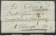 FRANCE MARQUE POSTALE NOIRE 42 X 8 MM 31 L'ISLE JOURDAIN GERS A DESTINATION DE FLEURENCE DE 1794 - 1701-1800: Précurseurs XVIII