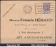 FRANCE N° 276 SEUL SUR LETTRE DE PARIS POUR LES SABLES D'OLONNE DU 12/11/1931 - Cartas & Documentos