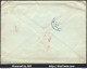 FRANCE N°60x2 SUR LETTRE POUR LES USA ETOILE 34 + CAD PARIS RUE JOSEPHINE RR - 1849-1876: Période Classique