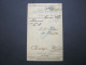 1888 , Ganzsache  Nach Deutschland Mit Rs. Textzudruck - Briefe U. Dokumente