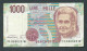 Italie - Italia Billet De 1000 Lire - 3 Octobre 1990 - M. Montessori  -  T F 060620 W  LAURA 12208 - 1.000 Lire