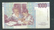 Italie - Italia Billet De 1000 Lire - 3 Octobre 1990 - M. Montessori  -  T F 060620 W  LAURA 12208 - 1.000 Lire