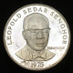 RARE, Senegal, Leopold Sedar Senghor, 50 Francs (Eurafrique), 1975, Pobjoy Mint, Argent (Silver), FDC (Proof), KM#5, COA - Senegal