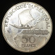 RARE, Senegal, Leopold Sedar Senghor, 50 Francs (Eurafrique), 1975, Pobjoy Mint, Argent (Silver), FDC (Proof), KM#5, COA - Sénégal