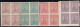 ERROR/King Boris/ MH/ Block Of 4/ Imperforate /Mi:128-134/ Bulgaria 1919 - Variedades Y Curiosidades