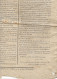 Affiche 1816 Mortain Cris Séditieux " Vive Napoléon ! "  2 Ans De Prison Pour  .. De Fraisnaye . De Saint Cyr  En Pail - Affiches