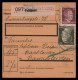 Luxemburg 1943: Paketkarte  | Besatzung, Absenderpostamt, Bezirksämter | Esch An Der Alzette;Esch-sur-Alzett, Bauschleid - 1940-1944 German Occupation