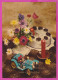 298348 / Birthday "Herzliche Glückwünsche Zum Geburtstag " Toy Car Cake Candle Flowers 1965 PC ANCO 132 - Geburt