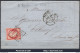 FRANCE N° 17A SUR LETTRE POUR ELBOEUF DE PARIS BUREAU B ROMAIN + CAD DU 18/10/1859 - 1853-1860 Napoléon III