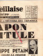 LIMOGES-GUERRE 1939-45- WW2-LA MARSEILLAISE DU CENTRE-16 AOUT 1945-JAPON CAPITULE HIRO HITO-PETAIN-TRUMAN-ATTLEE-STALINE - Historische Dokumente