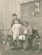 Carte Photo.Gitans.roulotte.gens Du Voyage,bohémiens,Gipsy,nomade.Tsiganes.enfants.chien.écrite 1915. - Europe