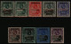 1922 Set, Optd SPECIMEN, Fine M, SG.1s/9s. (9) Cat. £800 - Andere & Zonder Classificatie