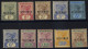 1891-1901 CCA 1c To 25c, Optd SPECIMEN, Toned Gum, SG.51s/61s. (10) - Other & Unclassified