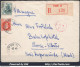 FRANCE PETAIN N° 521+524 SUR LR POUR CHORIN ALLEMAGNE DU 16/12/1943 + CENSURE - Storia Postale