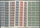 SOUTH ORKNEYS 1944 Optd Set In ½ Sheets Of Thirty (3x 10) With Full Margins, All C.t.o With 'South Orkneys/12th Feb 1945 - Otros & Sin Clasificación