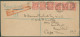 1900 (15 Sep) Envelope (222 X 100mm) Reg To Cape Town, Bearing 1898 Arms 1d Strip Of Six Tied By 'REGISTERED/BULAWAYO' C - Other & Unclassified