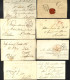 DERBYSHIRE - DERBY 1788-1904 Covers & Cards Incl. Good Strike Of The Scarce DERBY/127 On 1788 Free Front, 1808-09 Mileag - Other & Unclassified