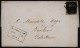 1841 Dec 15th Entire From Beith To Gatehouse, Franked Pl.6 GG, Three Margin Example, Tied Black MC, Despatch & Receiving - Andere & Zonder Classificatie