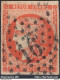 FRANCE BORDEAUX 40c ORANGE VIF N° 48a CACHET ETOILE DE PARIS 16 SIGNÉ CALVES - 1870 Emissione Di Bordeaux