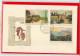 JUGOSLAVIA - FDC 1968  PAINTINGS   N° 2 Covers - FDC