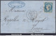 FRANCE N° 44A SUR LETTRE GC 2656 NICE + CACHET A DATE DU 07/12/1870 SIGNÉ ROUMET + CERTIFICAT - 1870 Bordeaux Printing