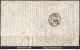 FRANCE N°13x3 + 18 SUR LETTRE POUR NEW YORK CACHET GROS POINTS + AS2 DU 25/05/1854 + CERTIFICAT ROUMET - 1853-1860 Napoléon III.