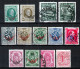 ⁕ Belgium 1929 - 1952 ⁕ Official / Service, Ovptd. Winged Wheel & "B" ⁕ 13v Used - Gebraucht