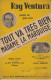 MUSIQUE  PARTITION     DE " TOUT VA TRES BIEN MADAME LA MARQUISE "  RAY VENTURA ET SES COLLEGIENS   1935. - Libri Di Canti