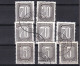 31  Timbres Service Dienstmarke  Chiffre   5 - 10 - 20 - 40 - 70  République Démocratique Allemagne  RDA - Used