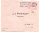 Suisse Switzerland Affranchissement Machine 4759 Le Patriotique Lettre Censurée De Zurich à Anvers Belgique 1942 Zensur - Frankiermaschinen (FraMA)