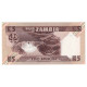 Billet, Zambie, 5 Kwacha, 1986-1988, KM:25d, NEUF - Zambie