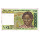 Billet, Madagascar, 500 Francs = 100 Ariary, Undated (1996), KM:75b, SUP - Madagaskar