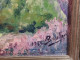 Delcampe - Tableau Etude Paysage Forêt De Achères Signé Bouillard 1958 / Saint Germain En Laye 01 - Oils