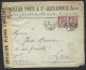 F05 - Egypt Alexandria - French Office - Cover 1915 To Lyon France - Censor Controle Militaire - Richard Forti - Covers & Documents