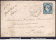 FRANCE N°60A SUR LETTRE ASNA + CAD VERSAILLES ASSEMBLÉE NATIONALE 06/07/1871 - 1871-1875 Ceres