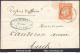 FRANCE N° 38 SUR PAPIER D'AFFAIRES AVEC CACHET A DATE DE NERAC DU 13/05/1873 - 1870 Beleg Van Parijs