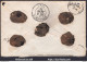 FRANCE N°31+45B SUR LETTRE CHARGÉE GC 12 AGEN LOT ET GARONNE + CAD DU 05/01/1871 - 1870 Bordeaux Printing