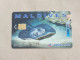 Maldives-(MLD-63-MAL-C-04 (NO CN)-TURTLE-(41)-(RF100)-(NOT COT NUMBER)-used Card+1card Prepiad Free - Maldive