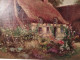 Delcampe - Ancien Tableau Chaumière Normande Meules De Foin Signé Hérault - Oils