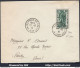 FRANCE N° 504 SUR LETTRE CACHET A DATE DU 23/10/1941 PREMIER JOUR D'EMISSION - Lettres & Documents