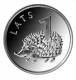 Latvia Lettland 2012 YEAR HEDGEHOG ANIMAL COIN 1 Lats UNC - Letland