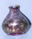 Delcampe - - VASE MINIATURE CERAMIQUE IRISEE CLEMENT MASSIER Effets Métalliques HT 7,3 Cm   E - Vallauris (FRA)