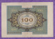 100 Mark 1920 Allemagne - 100 Mark