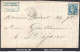 FRANCE N°29B SUR LETTRE POUR DIJON AVEC AMBULANT PBE PARIS A BALE + CAD DE GARE - 1863-1870 Napoléon III Con Laureles