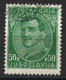 Yugoslavia 1932. Scott #78 (U) King Alexander - Used Stamps