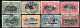 2021.BELGIAN CONGO 8 NICE POSTMARKS LOT. - Usati