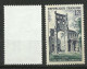 France N° 985 Abbaye De Jumièges  Bleu Et Vert  Neuf  ( * ) B/TB Timbre Type Sur Les Scans Pour Comparer Soldé ! ! ! - Neufs